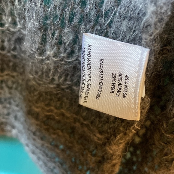 EILEEN FISHER OPEN FRONT CARDIGAN SWEATER , Size Large Alpaca/Wool Blend - Picture 7 of 9